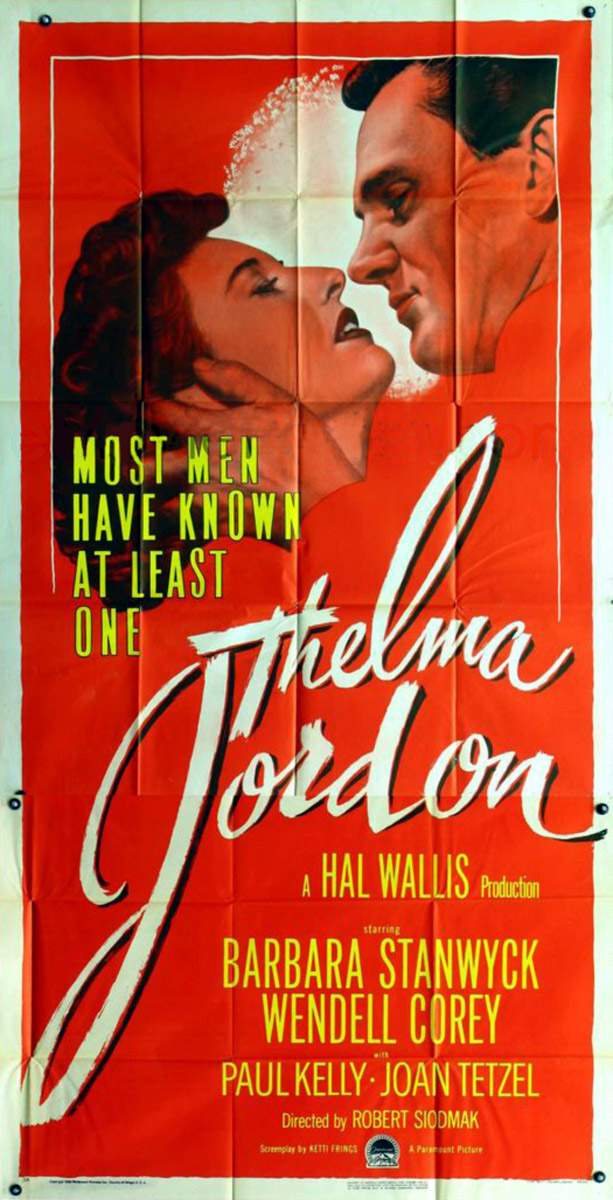 FILE ON THELMA JORDON, THE